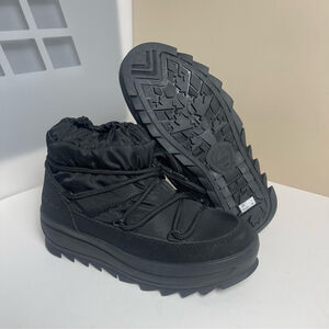 Pajar Canada Waterproof Winter Snow Boots Black Puffy Moon Boot Style US 7